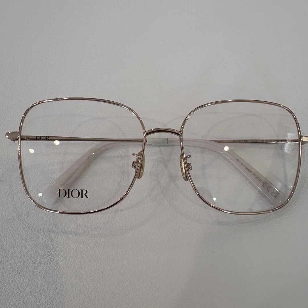 Dior Women's Glasses with Gold Frame